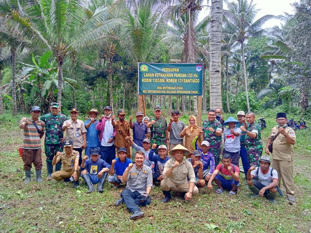 Danrem 131 Santiago Brigjen TNI Mukhlis Tinjau Lahan Ketahanan Pangan