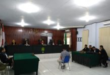 Uping Mencurahkan Isi Hati Dihadapan Hakim