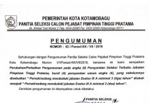 Eselon Tiga Bisa Ikut Seleksi, Ini Syaratnya