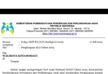 Esok, Walikota Menerima Penghargaan KLA Dari Presiden RI