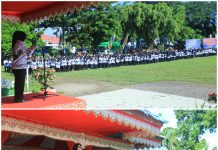 Irup Hari Guru, Walikota Bacakan Pidato Nadiem