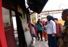 Walikota Tatong Bara Tinjau Lokasi Kebakaran