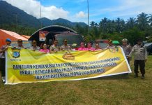 Polres Boltim Peduli Bencana