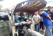 Tak Sanggup Kena Tilang, Warga Nekat Bakar Kendaraan Pribadi