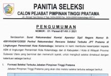 Pemkot Lelang 8 Jabatan Eselon IIB