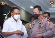 Menteri Amali Temui Jenderal Sigit Menpora Zainudin Amali bertemu Kapolri Jenderal Pol Listyo Sigit Prabowo