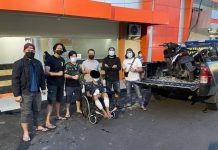 Ucil Ditangkap Polda Sulut Tersangka dan barang bukti yang diamankan Tim Satgassus Maleo Polda Sulut