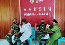 TNI Dukung Program Vaksinasi Covid-19 Personel TNI Ikut Program Vaksinasi Covid-19