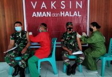 746 Personel TNI-POLRI Divaksin Covid-19 Pelaksanaan Program Vaksinasi Gelombang Kedua