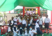 Memperingati WDSD, FAD Kotamobagu Motivasi Anak-anak SLB Dinas P3A dan FAD Kotamobagu foto bersama anak-anak SLB usai pelaksanaan kegiatan peringatan WDSD