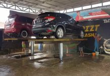 Masa Pandemi, Warga Kotamobagu Terus Kembangkan Usaha Tempat Cuci Kendaraan