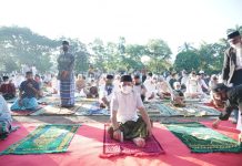 Jalankan Prokes, Shalat Ied Berjalan Lancar Wakil Walikota Kotamobagu Nayodo Koerniawan SH