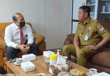 Wakil Bupati Temui KPKNL Wakil Bupati Boltim Oskar Manoppo