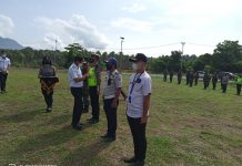 Bupati SSM Pimpin Apel Operasi Ketupat Samrat Bupati Sam Sachrul Mamonto