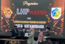 Walikota TB Terima WTP Kedelapan Walikota Tatong Bara