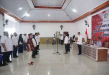 Pokja PKP Dikukuhkan, Walikota Target Kotamobagu Tanpa Kumuh Walikota Tatong Bara