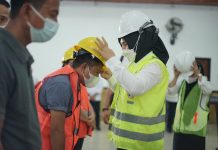 Walikota Launching Program CFW Walikota Tatong Bara