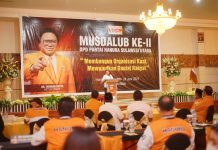 Mewakili Walikota, Wawali Hadiri Musdalub Ke – II DPD Hanura Sulut Wakil Walikota Kotamobagu Nayodo Koerniawan SH