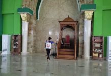 Hari Ini, Tujuh Lokasi Disemprot Disinfektan Penyemprotan Disinfektan