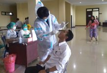 Pemkab Boltim Terapkan Swab Test di Kantor Bupati