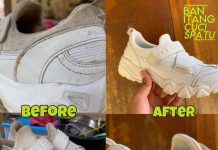 Retho Buka Peluang Cuci Sepatu Warga Kelurahan Upai