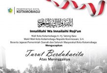 Mantan Wagub Meninggal, Walikota Beri Ucapan Duka Mendalam Almarhum Drs Hi Abdullah Mokoginta