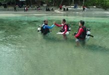 Dapat Lisensi Menyelam, Bupati SSM Siap Explore Taman Laut Boltim Bupati Boltim Sam Sachrul Mamonto