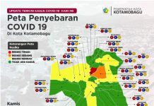 Kotamobagu Zona Kuning Peta Sebaran Covid-19 Kota Kotamobagu