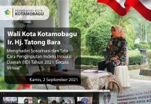 Lihat Taman Rudis, Mantan Gubernur Langsung Teringat Suasana Kotamobagu Walikota Tatong Bara