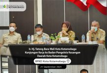 Berkunjung ke BPKAD, Walikota Beri Wejangan Khusus Pencapaian Indikator RPJMD Walikota Tatong Bara