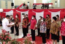 Mewakili Walikota, Nayodo Hadiri Pengukuhan TPAKD Wakil Walikota Kotamobagu Nayodo Koerniawan