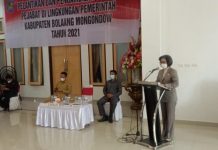 Yasti Lantik Ratusan Pejabat Bolmong, Ini Nama-namanya Bupati Bolmong Yasti Soepredjo Mokoagow