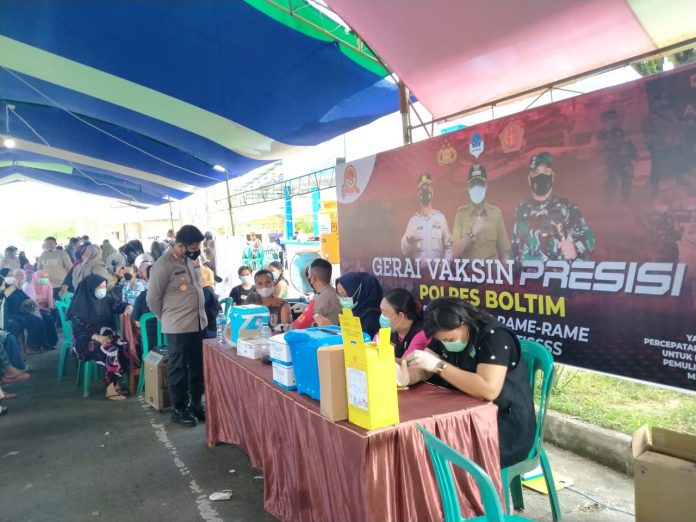 Gerai Vaksin Presisi Polres Boltim