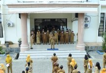 Gelar Apel Kerja, Bupati Ingatkan Jangan Ada ASN Cari Muka Bupati Boltim Sam Sachrul Mamonto