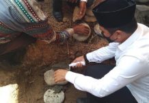 Peletakan Batu Pertama Pembangunan Taman Pengajian, Ini Pesan Bupati Bupati Boltim Sam Sachrul Mamonto