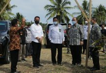 Bupati Boltim Sambutan Kedatangan Ketua Pengadilan Tinggi Sulut Bupati Boltim Sam Sachrul Mamonto