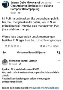 Keluhkan PLN