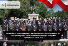 Peringati Hari Pahlawan, Wawali Hadiri Upacara Ziarah Nasional TMP Mongkonai Wakil Walikota Kotamobagu Nayodo Koerniawan