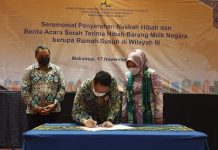 Walikota Terima Aset Bernilai 8 Miliar Walikota Tatong Bara