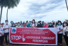 Istri Wagub Kunjungan Warga Boltim Anti Kekerasan Terhadap Perempuan