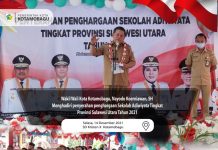 Wawali Hadiri Penyerahan Penghargaan Adiwiyata 2021