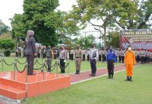 420 Personel Gabungan Siap Amankan Nataru Apel Gelar Pasukan Operasi Lilin 2021