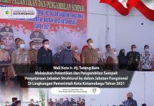 Ratusan Pejabat Struktural Kotamobagu Dilantik Fungsional