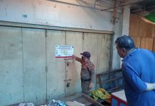 Disdagkop-UKM Tutup Ruko Kebal Bayar Retribusi Ruko Pasar 23 Maret