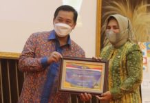 Walikota Tatong Bara Terima DIPA dan TKDD 2022 Walikota Kotamobagu Ir Hj Tatong Bara