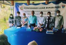 Hadiri KLB PGRI, Ini Penyampaian Bupati SSM Bupati Boltim Sam Sachrul Mamonto