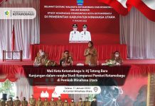 Walikota Pimpin Pasukan Kunjungi Kabupaten Minut
