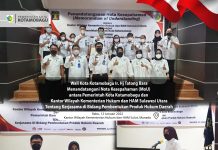 Walikota-Kakanwil Tandatangan MoU Pembentukan Produk Hukum Daerah