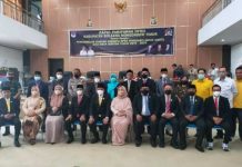 Bupati SSM Hadiri Paripurna Pengambilan Sumpah Anggota DPRD