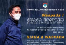 Hujan dan Angin Kencang Melanda Wilayah Kabupaten Boltim, Bupati Ingatkan Siaga dan Waspada